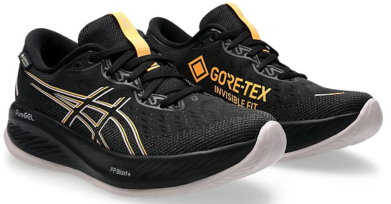 Кроссовки женские ASICS Gel-Cumulus 26 Gtx Black/Stadium Orange - Фото 2 большая