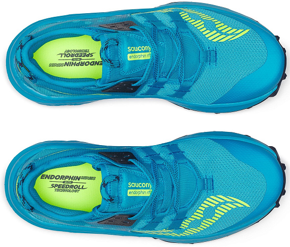 Кроссовки женские Saucony Endorphin Rift Viziblue/Navy - Фото 6 большая