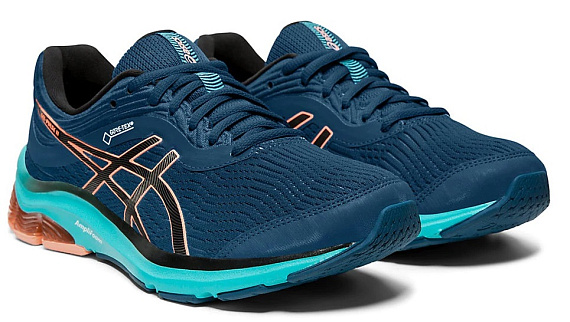 Кроссовки женские ASICS Gel-Pulse 11 GTX Mako Blue/Sun Coral - Фото 8 большая