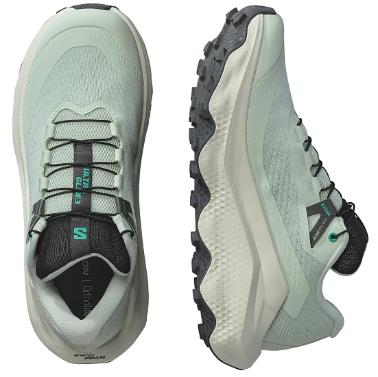 Кроссовки женские Salomon Ultra Glide 3 Clearly Aqua/Vanilla Ice/Asphalt - Фото 2 большая