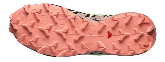 Кроссовки женские Salomon Speedcross 6 Gtx Lime Cream/Mahogany Rose/Black - Фото 3 большая