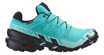 Кроссовки женские Salomon Speedcross 6 Gtx Blue Curacao/Black/Iced Aqua