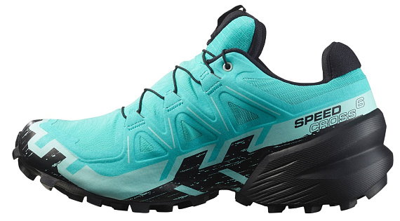 Кроссовки женские Salomon Speedcross 6 Gtx Blue Curacao/Black/Iced Aqua - Фото 4 большая