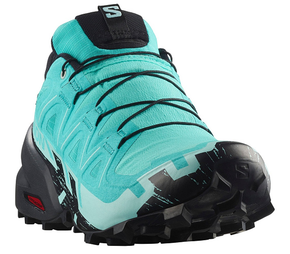 Кроссовки женские Salomon Speedcross 6 Gtx Blue Curacao/Black/Iced Aqua - Фото 5 большая