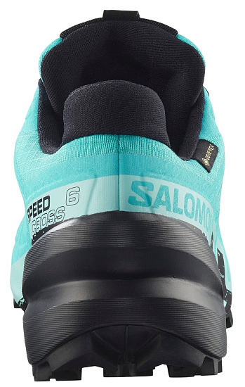Кроссовки женские Salomon Speedcross 6 Gtx Blue Curacao/Black/Iced Aqua - Фото 6 большая