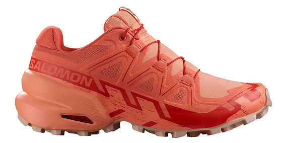 Кроссовки женские Salomon Speedcross 6 Emberglow/Fusion Coral/Flame Scarlet - Фото 1 большая