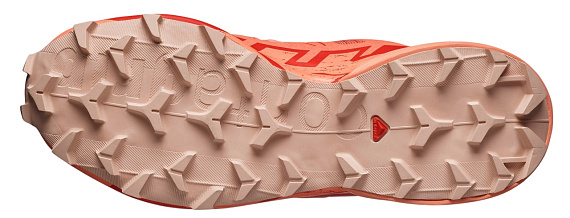 Кроссовки женские Salomon Speedcross 6 Emberglow/Fusion Coral/Flame Scarlet - Фото 3 большая
