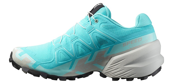 Кроссовки женские Salomon Speedcross 6 Blue Curacao/Lunar Rock/Iced Aqua - Фото 4 большая