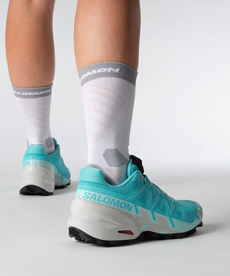 Кроссовки женские Salomon Speedcross 6 Blue Curacao/Lunar Rock/Iced Aqua - Фото 8 большая