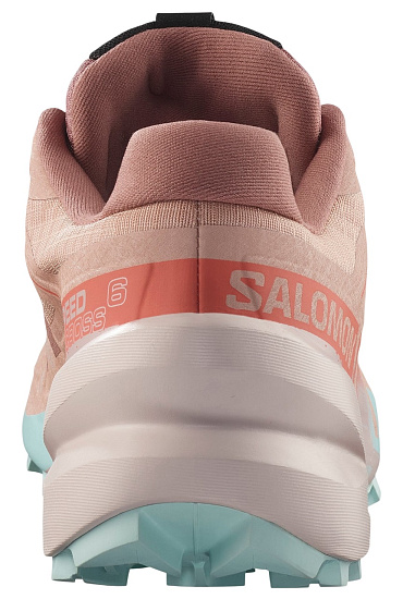 Кроссовки женские Salomon Speedcross 6 Mahogany Rose/Hushed Violet/Iced Aqua - Фото 6 большая