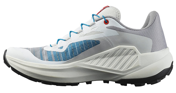 Кроссовки женские Salomon Genesis White/Lunar Rock/Transcend Blue - Фото 4 большая
