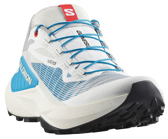 Кроссовки женские Salomon Genesis White/Lunar Rock/Transcend Blue - Фото 5 большая