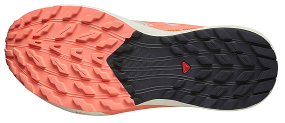 Кроссовки женские Salomon Sense Ride 5 Tender Peach/Fuco/Black - Фото 3 большая