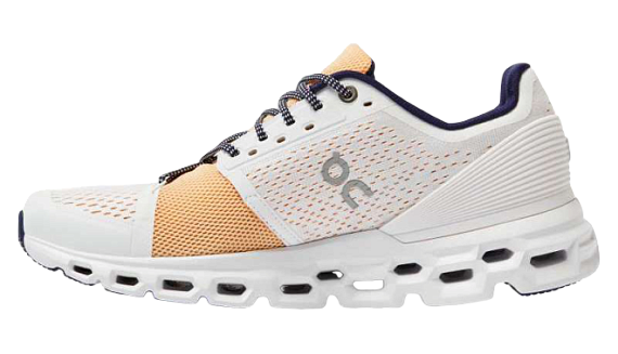 Кроссовки женские On Cloudstratus White/Almond - Фото 6 большая