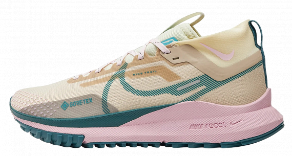 Кроссовки женские Nike React Pegasus Trail 4 Gtx Sanddrift/Mineral Teal/Coconut Milk - Фото 1 большая