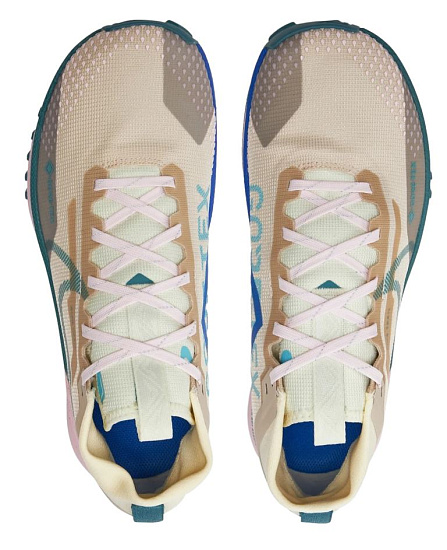 Кроссовки женские Nike React Pegasus Trail 4 Gtx Sanddrift/Mineral Teal/Coconut Milk - Фото 5 большая