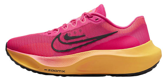 Кроссовки женские Nike Zoom Fly 5 Hyper Pink/Black/Laser Orange - Фото 2 большая