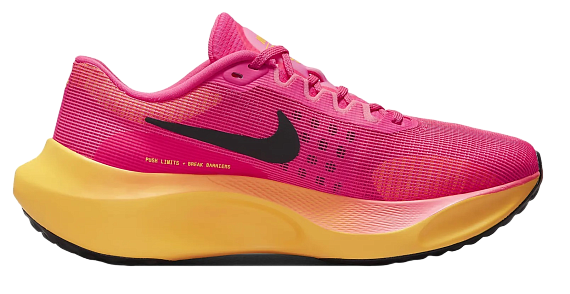 Кроссовки женские Nike Zoom Fly 5 Hyper Pink/Black/Laser Orange - Фото 3 большая