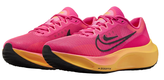 Кроссовки женские Nike Zoom Fly 5 Hyper Pink/Black/Laser Orange - Фото 6 большая