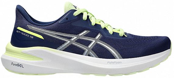 Кроссовки женские ASICS Gt-1000 13 Blue Expanse/Grey Blue - Фото 1 большая