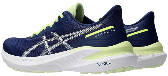 Кроссовки женские ASICS Gt-1000 13 Blue Expanse/Grey Blue - Фото 3 большая