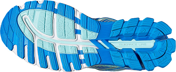 Кроссовки женские ASICS Gel-Kinsei 6 Голубой/Серебристый - Фото 3 большая