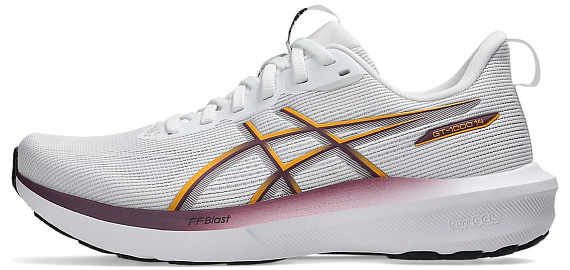 Кроссовки женские ASICS Gt-1000 14 White/Yamabuki - Фото 2 большая