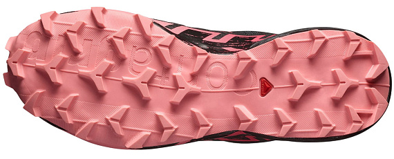 Кроссовки женские Salomon Speedcross 6 Gtx Nine Iron/Black/Flamingo Pink - Фото 5 большая