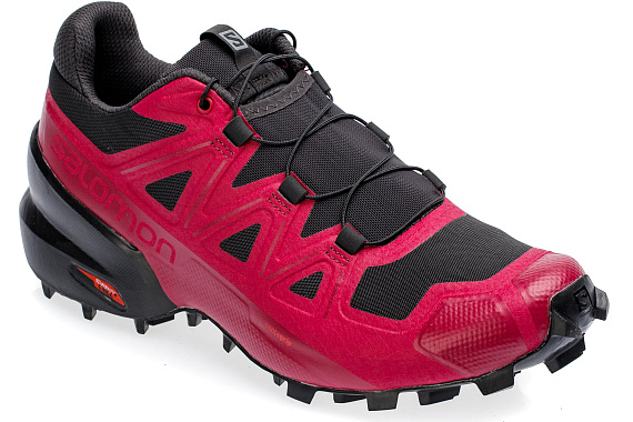 Кроссовки женские Salomon Speedcross 5 Phantom/Ceri/Bk - Фото 5 большая