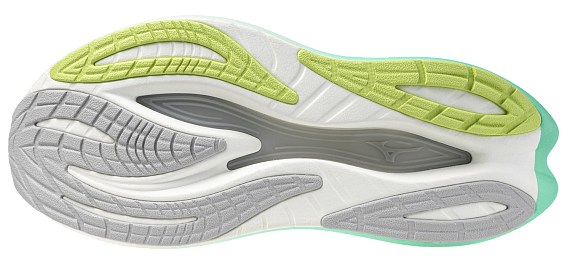 Кроссовки женские Mizuno Neo Vista 3 Lime Pulp/White/Arcadia - Фото 3 большая