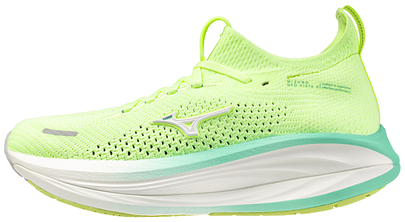 Кроссовки женские Mizuno Neo Vista 3 Lime Pulp/White/Arcadia - Фото 2 большая