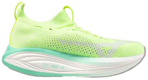 Кроссовки женские Mizuno Neo Vista 3 Lime Pulp/White/Arcadia - Фото 4 большая