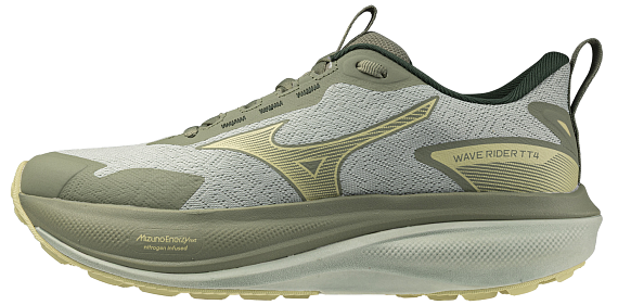 Кроссовки женские Mizuno Wave Rider Tt 4 Aqua Gray/Beechnut/Sea Spray - Фото 2 большая