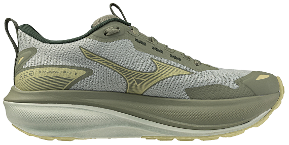 Кроссовки женские Mizuno Wave Rider Tt 4 Aqua Gray/Beechnut/Sea Spray - Фото 4 большая