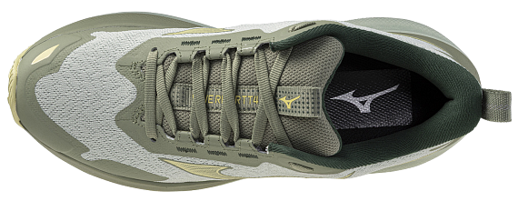 Кроссовки женские Mizuno Wave Rider Tt 4 Aqua Gray/Beechnut/Sea Spray - Фото 5 большая