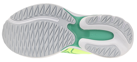 Кроссовки женские Mizuno Wave Ultima 17 Lime Pulp/Arcadia/Cloudscape - Фото 3 большая