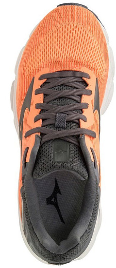Кроссовки женские Mizuno Wave Inspire 16 Персик/Сер/Св.Сер - Фото 5 большая