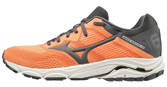 Кроссовки женские Mizuno Wave Inspire 16 Персик/Сер/Св.Сер - Фото 7 большая