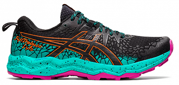 Кроссовки женские ASICS FujiTrabuco Lyte Black/Baltic Jewel - Фото 1 большая