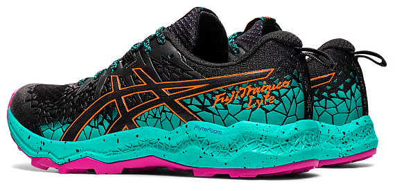 Кроссовки женские ASICS FujiTrabuco Lyte Black/Baltic Jewel - Фото 4 большая
