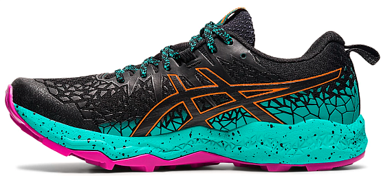 Кроссовки женские ASICS FujiTrabuco Lyte Black/Baltic Jewel - Фото 5 большая