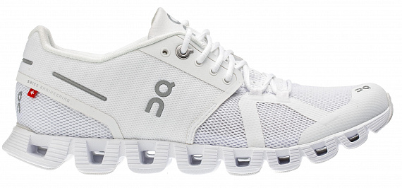 Кроссовки женские On Cloud All White - Фото 1 большая