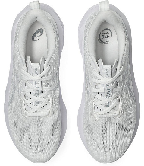 Кроссовки женские ASICS Novablast 5 White/Piedmont Grey - Фото 4 большая