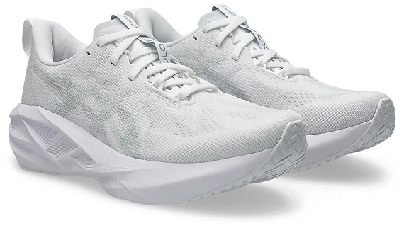 Кроссовки женские ASICS Novablast 5 White/Piedmont Grey - Фото 8 большая