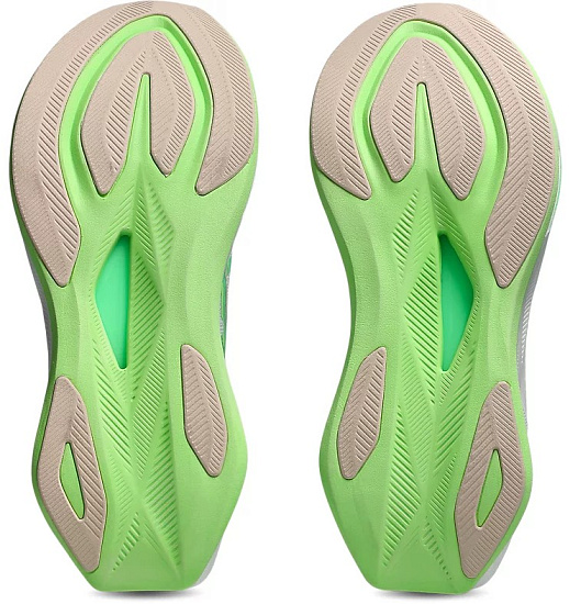 Кроссовки женские ASICS Sonicblast White/Vital Green - Фото 3 большая
