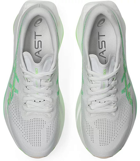 Кроссовки женские ASICS Sonicblast White/Vital Green - Фото 4 большая