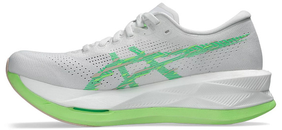 Кроссовки женские ASICS Sonicblast White/Vital Green - Фото 6 большая