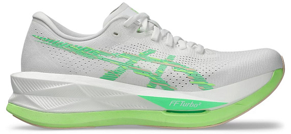 Кроссовки женские ASICS Sonicblast White/Vital Green - Фото 1 большая