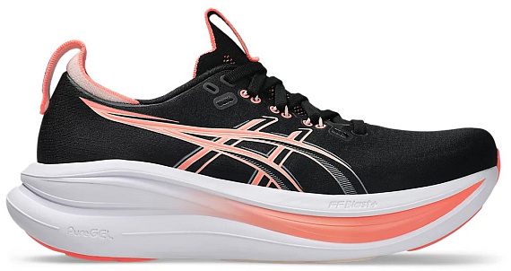 Кроссовки женские ASICS Gel-Nimbus 28 Black/Pearl Pink - Фото 1 большая
