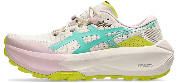 Кроссовки женские ASICS Trabuco Max 5 Mineral Beige/Aurora Green - Фото 2 большая